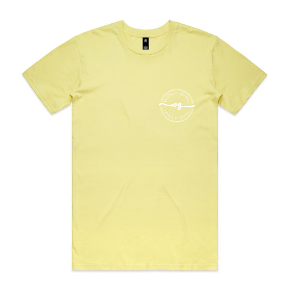 Wolf Girl White Logo Staple Tee (Men's Fit) Thumbnail