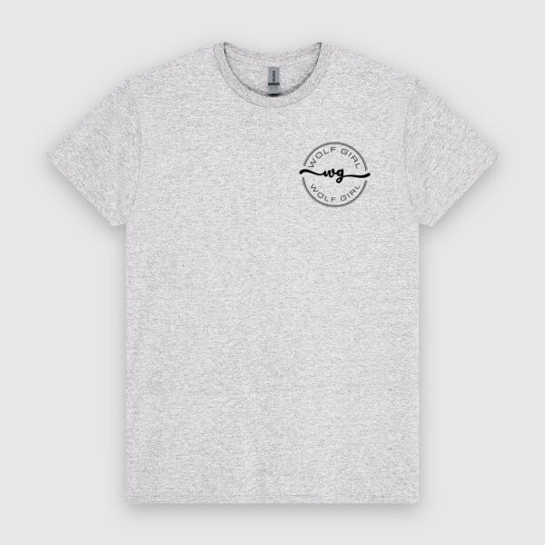 Wolf Girl Black Logo Tee (Men's Fit) Thumbnail