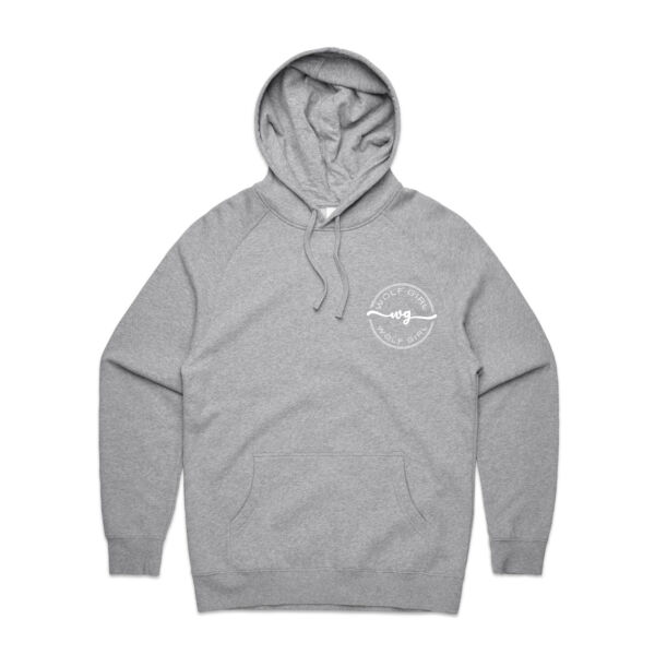 Wolf Girl White Logo Supply Hoodie (Unisex Fit) Thumbnail