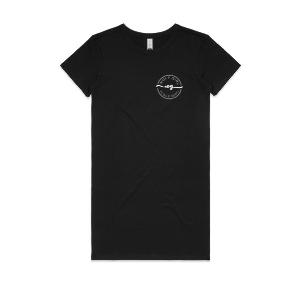 Wolf Girl Organic T-Shirt Dress Thumbnail