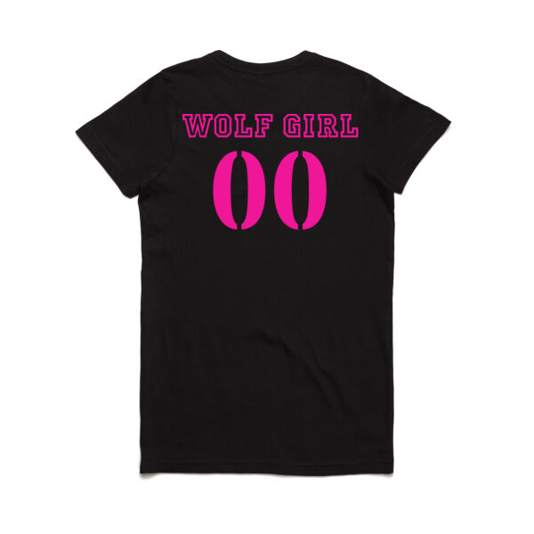 Wolf Girl Pink Logo Team Tee (Women's Fit) Thumbnail
