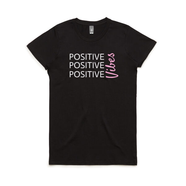 Wolf Girl Positive Vibes Logo Tee (Women's Fit) Thumbnail