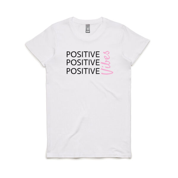 Wolf Girl Positive Vibes Logo Tee #2 (Women's Fit) Thumbnail
